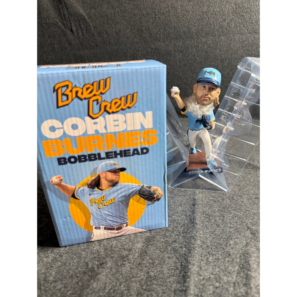 Milwaukee Brewers Corbin Burnes Bobblehead Brew Crew SSH Exclusive MLB Pitcher